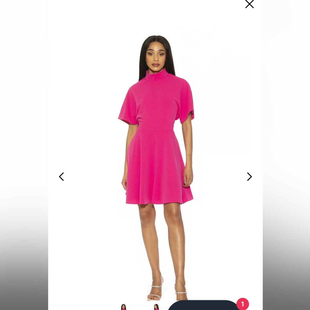 Alexia admor barbie hot pink dress